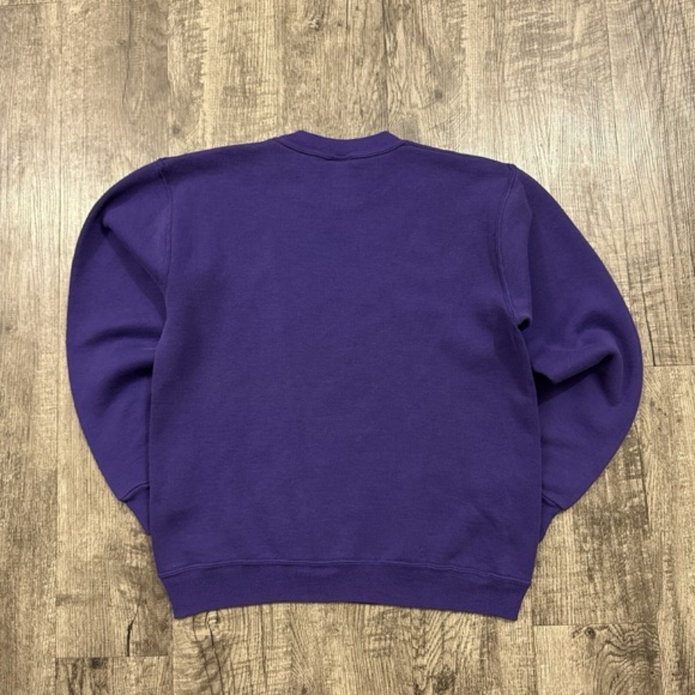 Vintage 80s Russell Athletic Sun Faded Purple‎ Crewneck Sweatshirt USA Medium - Picture 2 of 6